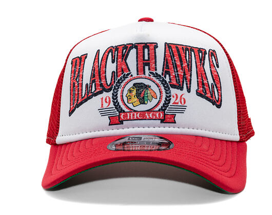 Kšiltovka New Era -  9FORTY A-Frame NHL Distressed - Chicago Blackhawks - Team Color