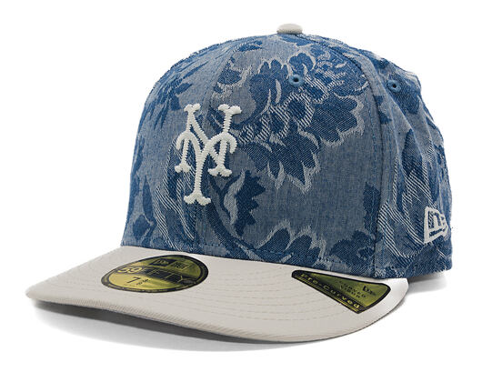 Kšiltovka New Era - MLB Denim Jacquard 59FIFTY "Japan Drop" - New York Mets - Indigo Blue
