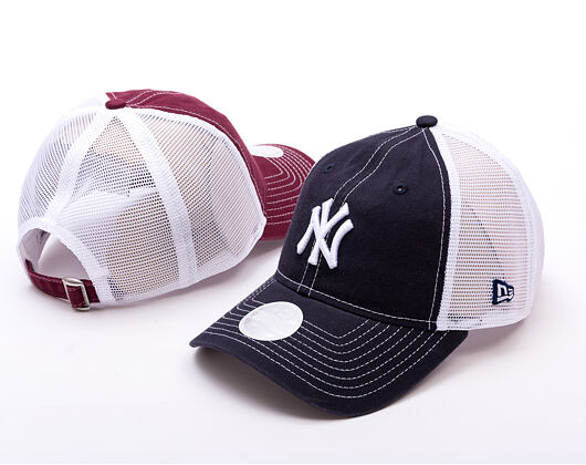 Dámská Kšiltovka New Era - MLB Washed & Mesh 9TWENTY - NY Yankees - Navy