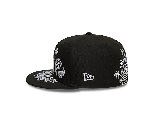 Kšiltovka New Era - MLB Paisley Bandana 59FIFTY - NY Yankees - Black