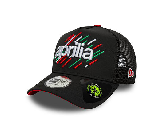 Kšiltovka New Era - PIAGGIO Print 9FORTY Trucker - Black
