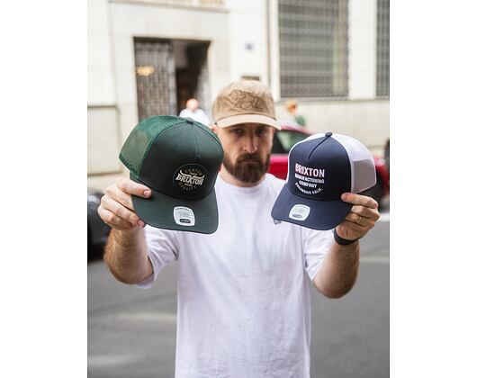 Kšiltovka Brixton - Redoubt C Np Mp Trucker Hat - Navy/White/White