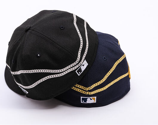 Kšiltovka New Era - MLB Chain Wrap 59FIFTY - Chicago White Sox - Black
