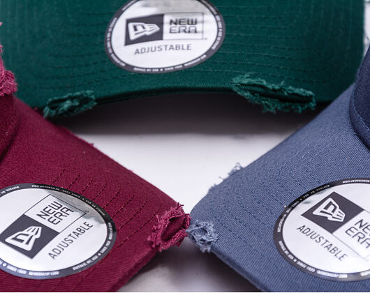 Kšiltovka New Era - Buffalo Distressed Patch 9FORTY A-Frame - Muted Indigo