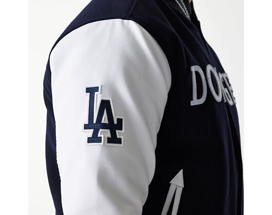 Bunda New Era - MLB Wordmark Varsity Jacket - LA Dodgers - Navy