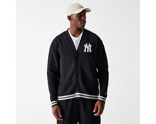 Svetr New Era - MLB Cardigan Knit - NY Yankees - Black