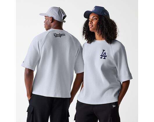 Triko New Era - MLB Waffle Tee - LA Dodgers - Grey