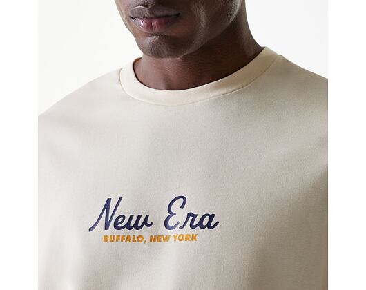 Triko New Era - Wild Graphic Tee - Cream