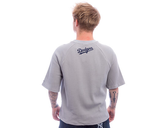 Triko New Era - MLB Waffle Tee - LA Dodgers - Grey