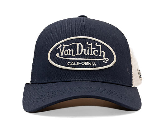 Kšiltovka Von Dutch - Trucker - Flag - Black/Beige