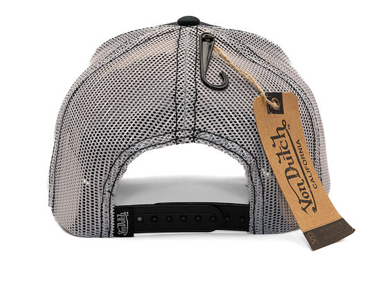 Kšiltovka Von Dutch - Trucker - Classic Logo Black/Grey