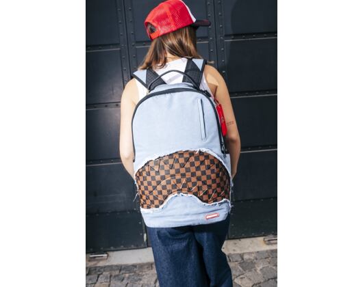 Sprayground - Denim Shark Bite Dlxsv Backpack
