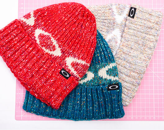 Oakley - W. Ellipse Ribbed Beanie - Mist