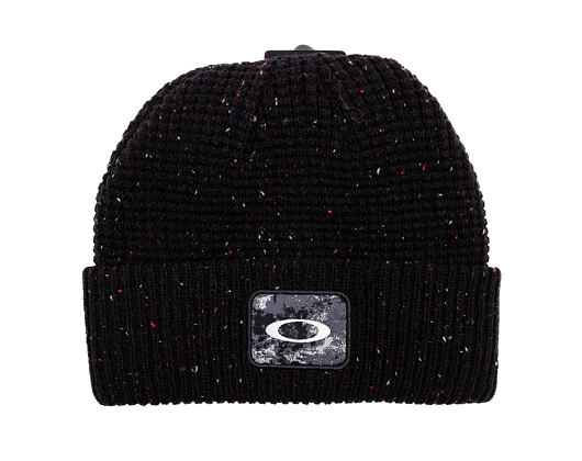 Oakley - Ellipse Patch Waffle Beanie - Blackout