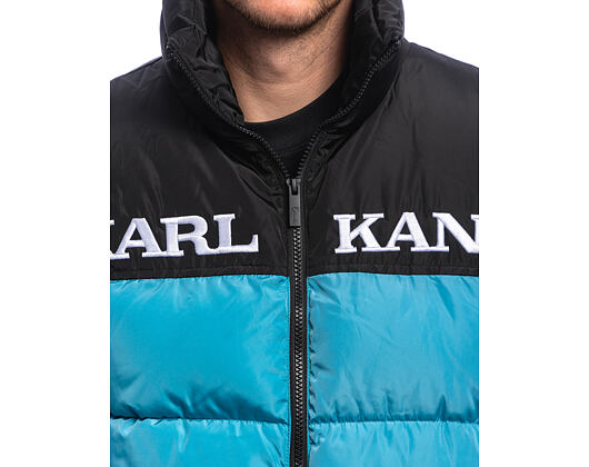 Péřová Bunda Karl Kani - Retro Essential Puffer Jacket - Blue