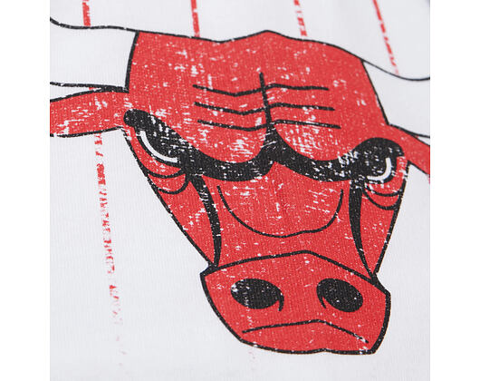 Tee Mitchell & Ness - NBA Playmaker Player Ss Tee Vintage Logo - Chicago Bulls - White