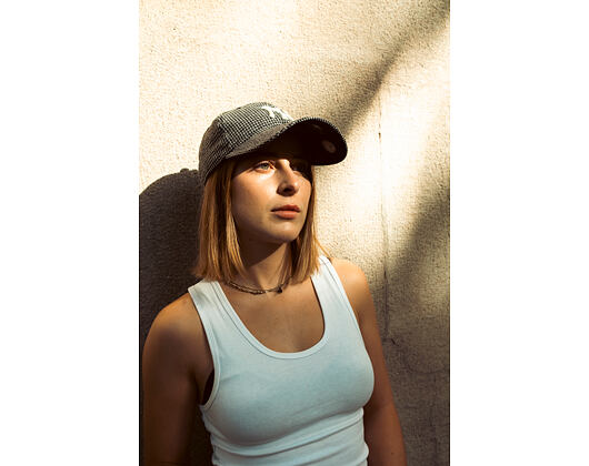 Kšiltovka New Era - MLB Houndstooth 9TWENTY - NY Yankees - Black