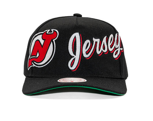 Kšiltovka Mitchell & Ness - NHL Busted Pro - New Jersey Devils - Black
