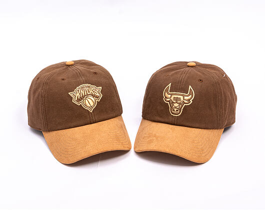 Kšiltovka Mitchell & Ness - NBA Lux Chain Strapback - Chicago Bulls - Brown