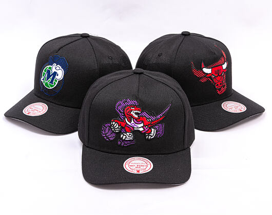 Cap Mitchell & Ness - NBA Tilted Pro Snapback Hwc - Toronto Raptors - Black