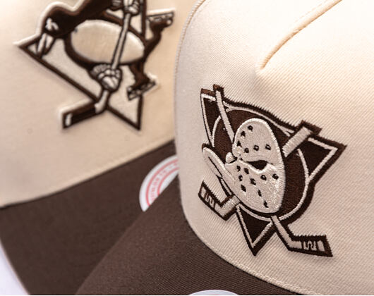 Kšiltovka Mitchell & Ness - NHL Fashion Basic 2T Pro Vntg - Anaheim Ducks - Cream