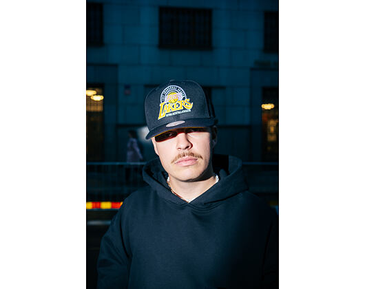 Cap Mitchell & Ness - NBA Inaugural Team Pro Crown - Los Angeles Lakers - Black