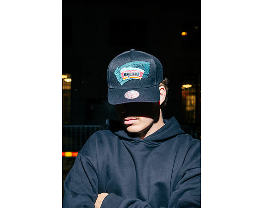 Cap Mitchell & Ness - NBA Tilted Pro Snapback Hwc - San Antonio Spurs - Black