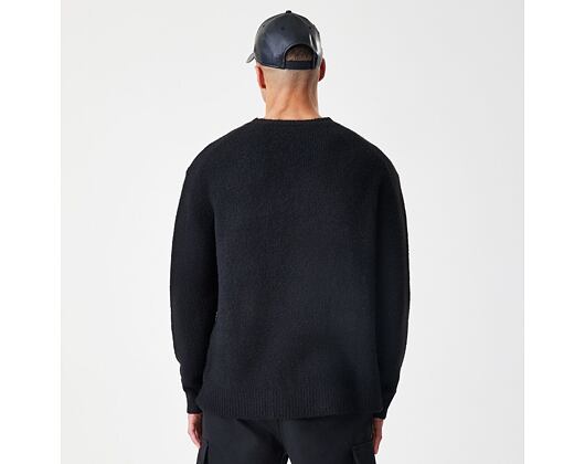 Sweater New Era - Branded Knit Sweater - Black