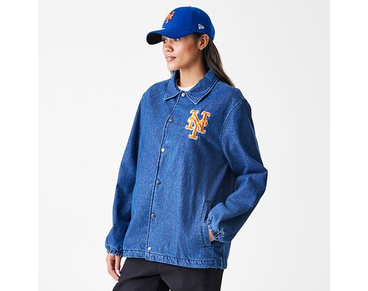 Jacket New Era - MLB Denim Coach Jacket - NY Mets - Denim