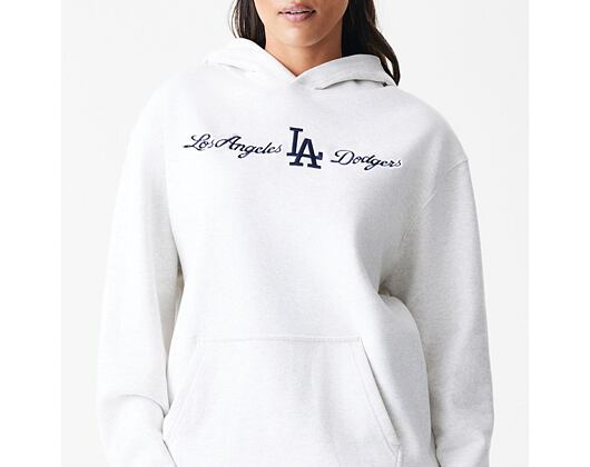 Sweatshirt New Era - MLB Graphic Oversized Hoody - LA Dodgers - Heather Grey