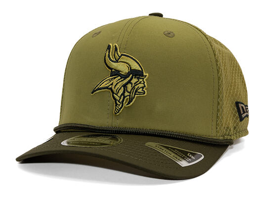 Cap New Era - NFL25 "Salute to Service" - 9SEVENTY Stretch-Snap - Minnesota Vikings 