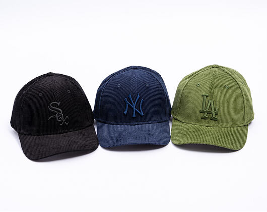 Cap New Era - MLB Cord 9FORTY M-Crown - LA Dodgers - Rifle Green