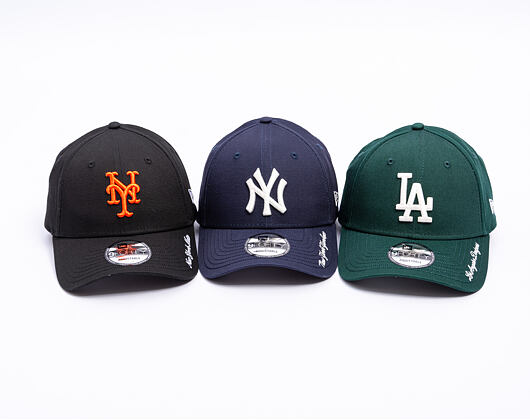 Cap New Era - MLB Visor Script 9FORTY - NY Mets - Black