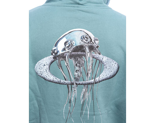 Mikina Oakley - Futurescape Iced Jelly Hoodie - Pacific