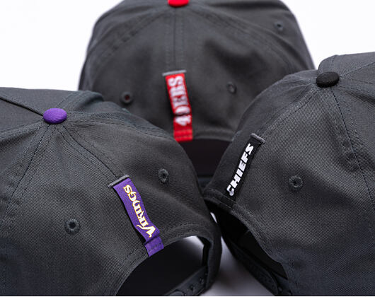 Cap New Era - NFL Charcoal Drop 9FORTY A-Frame - Kansas City Chiefs - Steel Clouds / Black