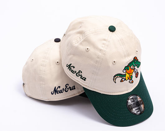 Kids Cap New Era - Branded Kids Mascot 9TWENTY - Cream / Dark Green