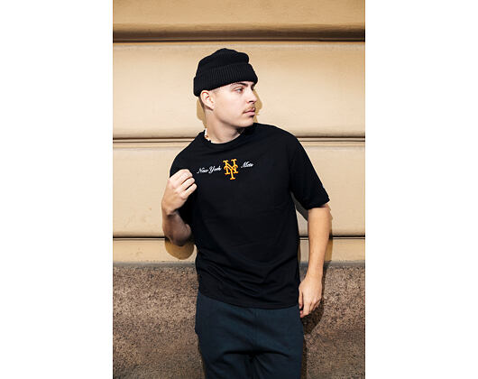 Tee New Era - MLB Graphic Oversized Tee - NY Mets - Black
