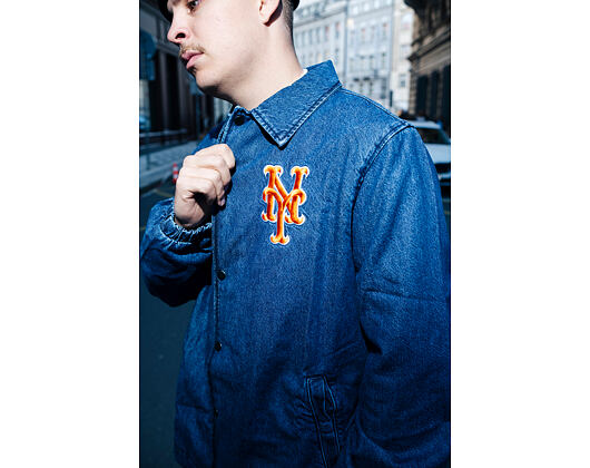 Jacket New Era - MLB Denim Coach Jacket - NY Mets - Denim