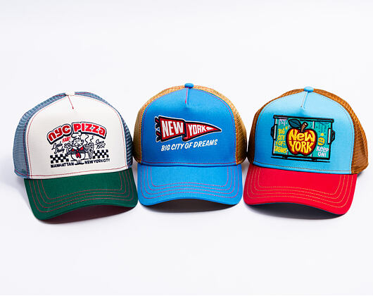 Stetson - Trucker Cap Big Apple by JJ Hats - Red/Blue