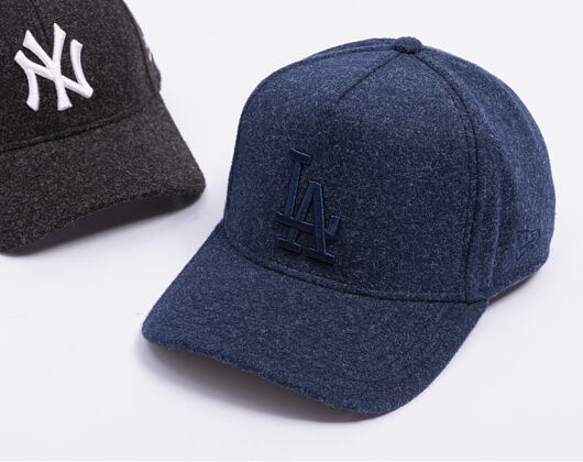 Cap New Era - MLB Melton Wool 9FORTY A-Frame - LA Dodgers - Navy