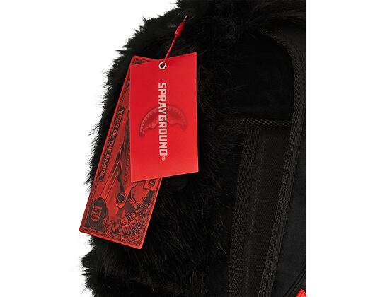 Sprayground Fur Cray Black Backpack