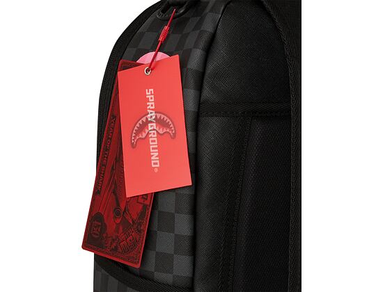 Sprayground Pink And Black Tear Sip Backpack