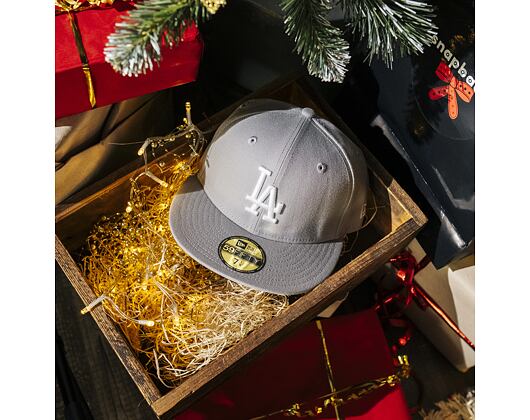 Cap New Era - MLB Basic 59FIFTY - LA Dodgers - Grey / White