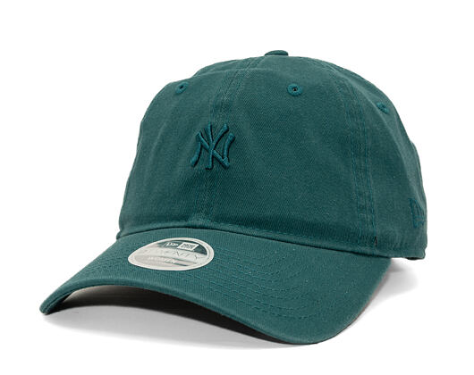 Womens Cap New Era - MLB Washed Mini Logo 9TWENTY - NY Yankees - Pine Green