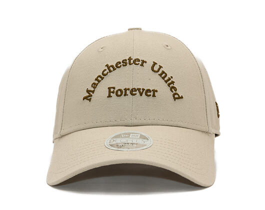 Womens Cap New Era -  Wordmark 9FORTY - Manchester United FC - Chestnut Brown