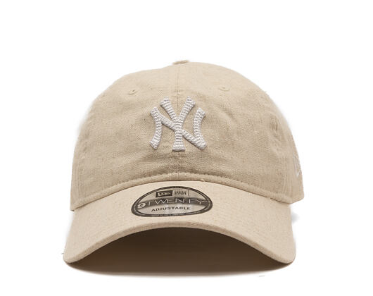 Cap New Era - MLB Linen 9TWENTY - NY Yankees - Stone