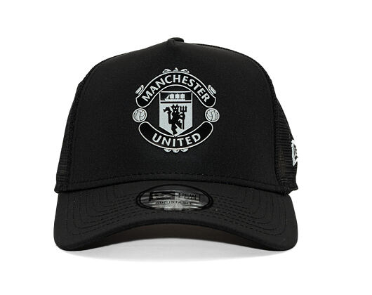 Cap New Era -  Reflective 9FORTY Trucker - Manchester United FC - Black