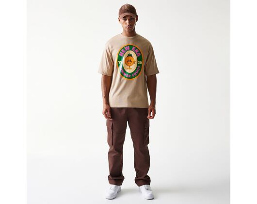 Tee New Era - Fruit Graphic Oversized Tee - Camel