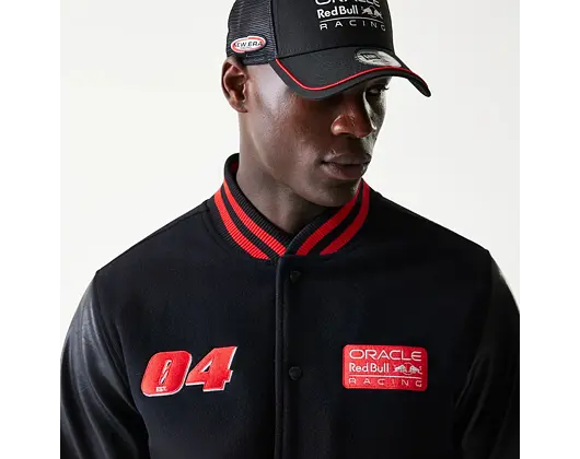 Jacket New Era - F1 Varsity Jacket - Red Bull F1 - Black