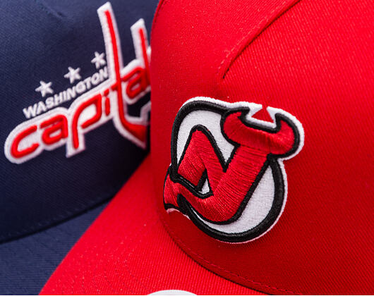 Mitchell & Ness - New Jersey Devils - Double Clutch Pro Snapback - Red